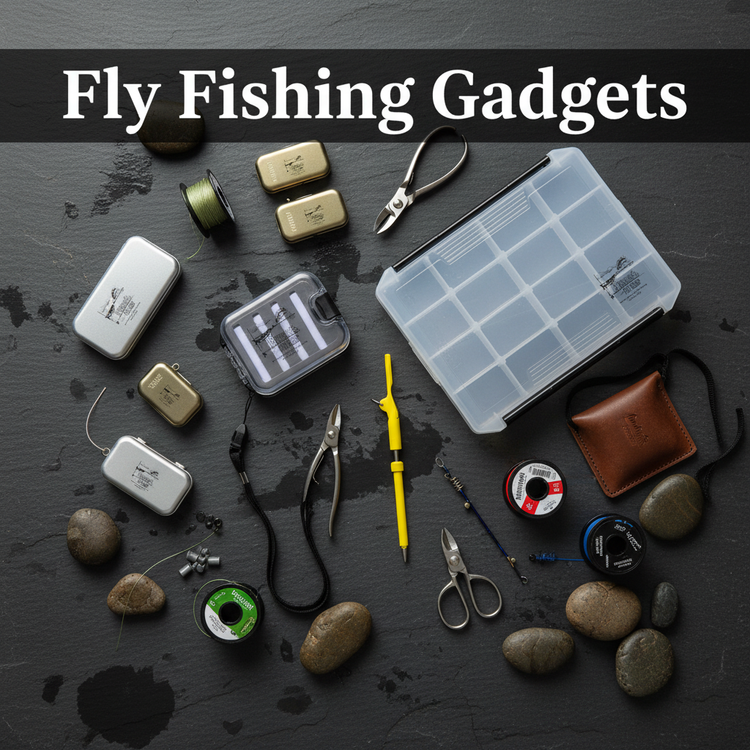 Fly fishing streamside tools and accessories available at Murray's Fly Shop including fly boxes, knot tyers, tippet spools, nippers and forceps