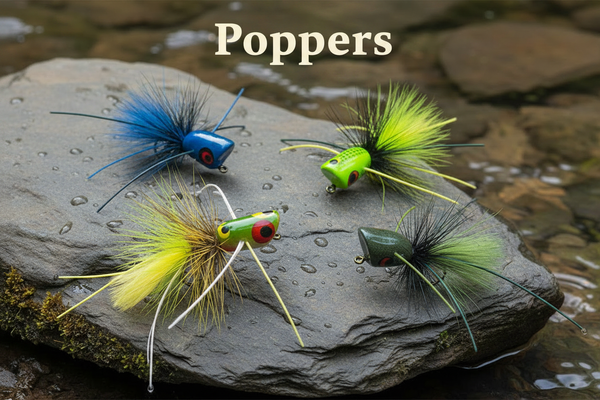 bass fishing fly rod poppers Popper Chartreuse 6 this is the range you need Ansnbo 12 pcs Fly Fishing