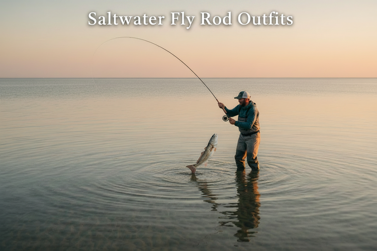 8-10 weight fly rod and reel outfits for fly fishing in the Outer Banks and Alaska available at Murray's Fly Shop