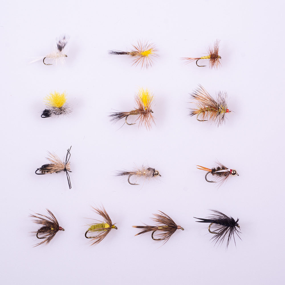 Murray's Deluxe Trout Dry and Nymph Fly assortment