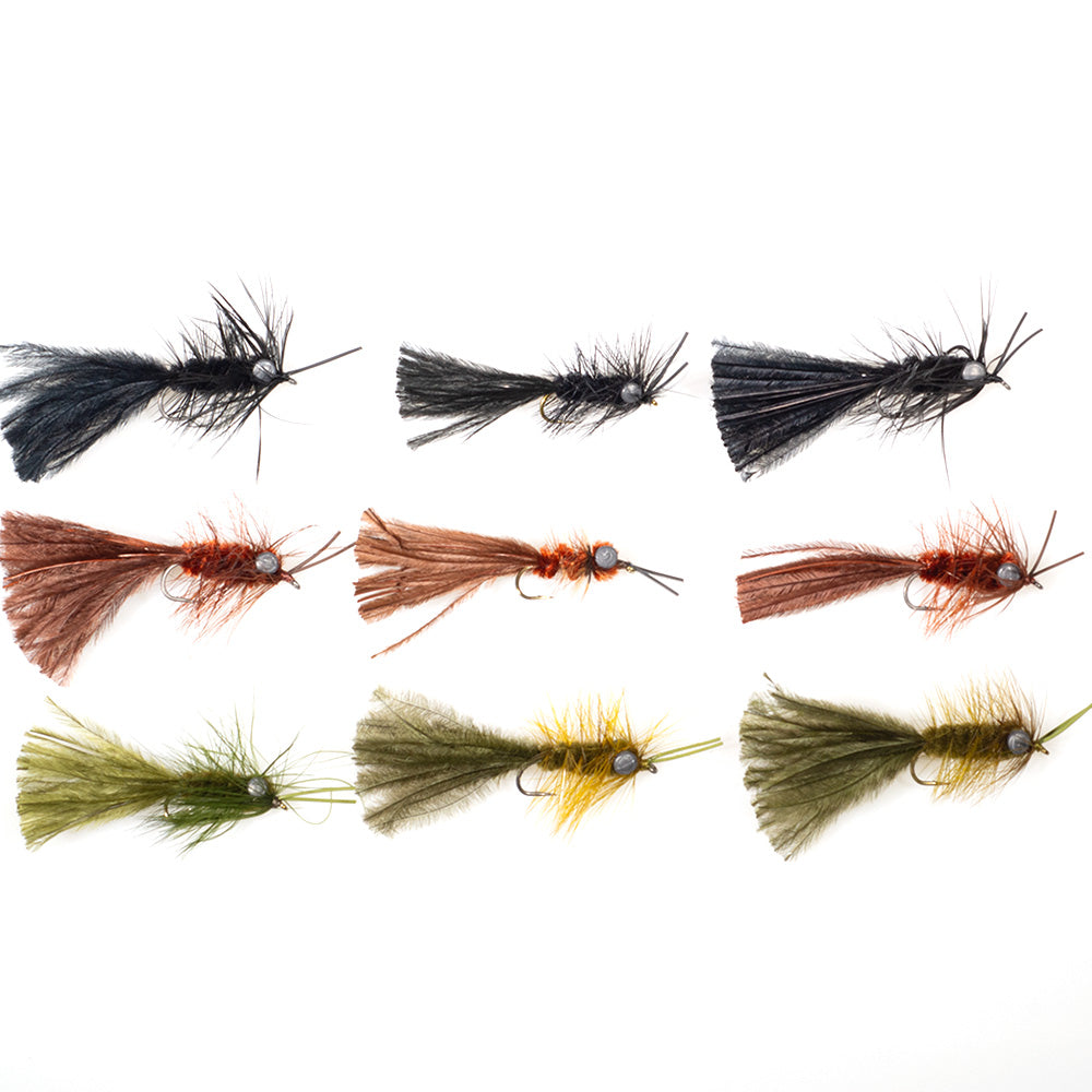 Murray's Heavy Hellgrammite Bass Fly Assortment l Murray's Fly Shop