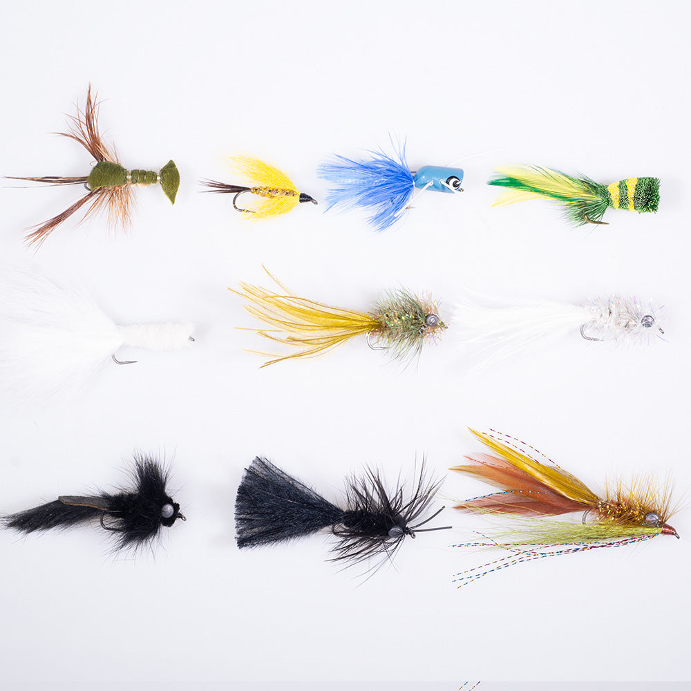 Virginia's Ten Best Bass Flies Assortment