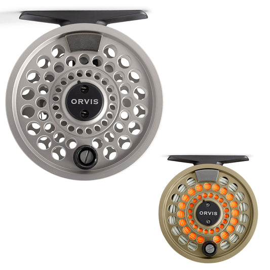 Orvis Battenkill Click Fly Reel in silver and bronze, new for 2024