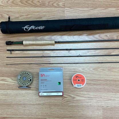 8 foot 3wt fly rod for small stream trout fishing setup