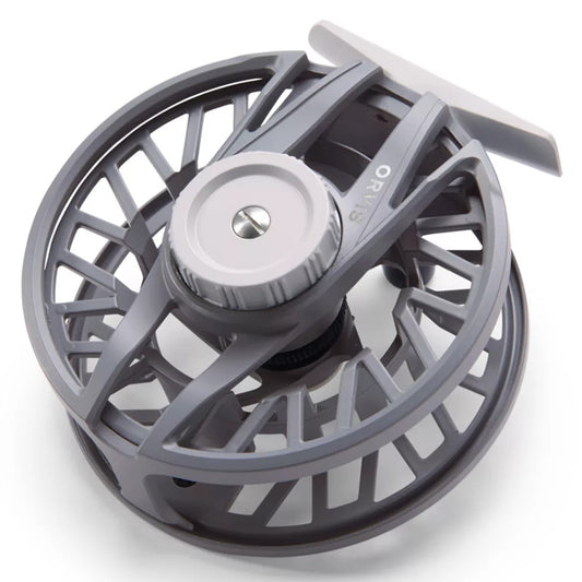 Orvis Clearwater fly fishing rod and reel outfit including the rod with a protective case, a charcoal gray Orvis Clearwater II fly reel, a Scientific Anglers Frequency Boost WF-3-F Fly Line, and a spool of 20lb backing.