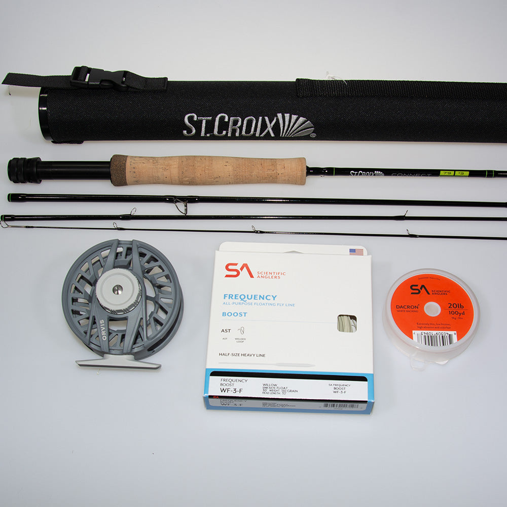 St. Croix Connect 3wt Fly Rod Outfit 7'9