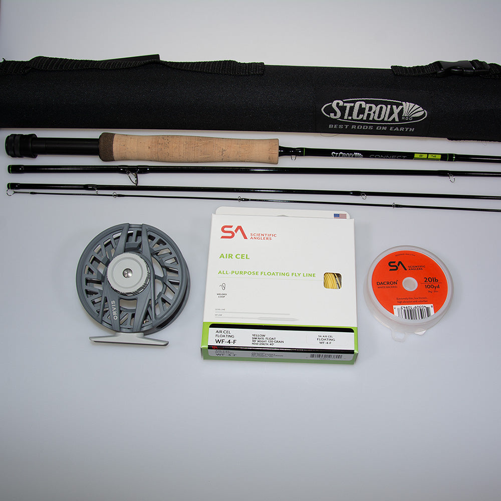 St. Croix Connect 4-weight Fly Rod and Reel Outfits
