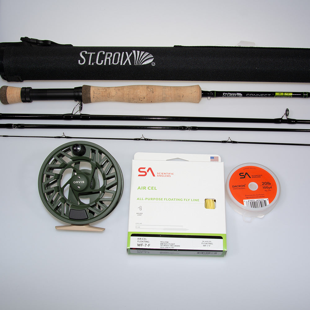 st croix 7'9 rod St. Imperial 9' 7wt Fly and Reel Combo Croix utilized an improved SCIII+ Carbon blank material Croix Mojo Bass Rod Bass