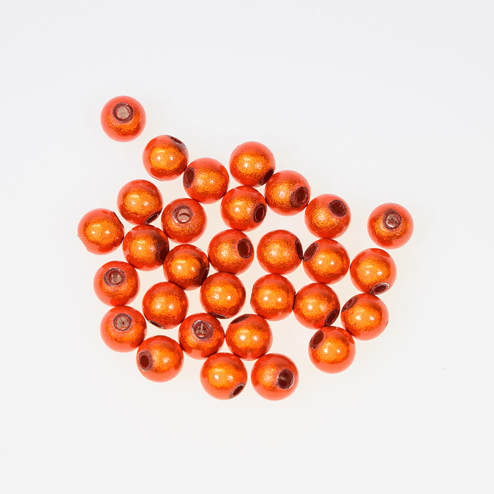 3D Bead in orange for fly tying