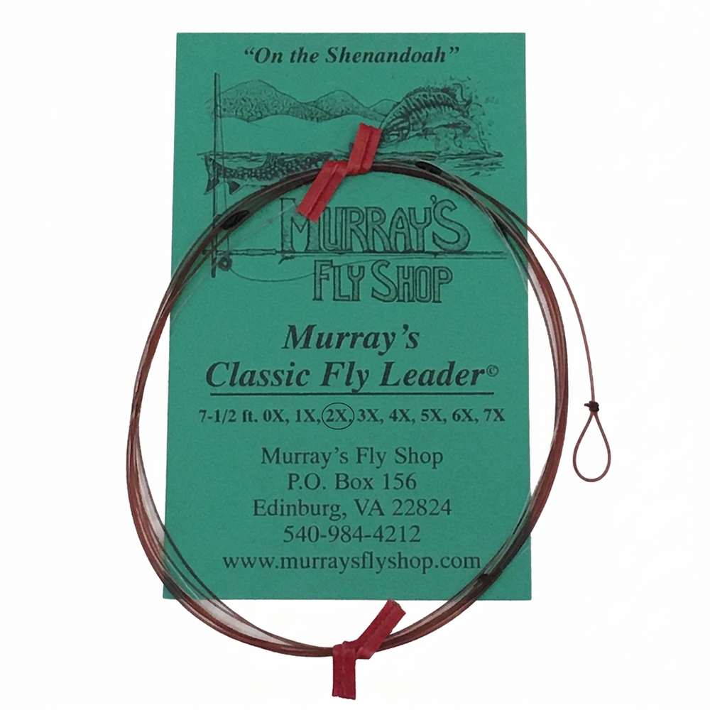 Murray's 7.5ft Classic Leader for fly fishing on small streams