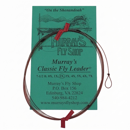 Murray's 7.5ft Classic Leader for fly fishing on small streams