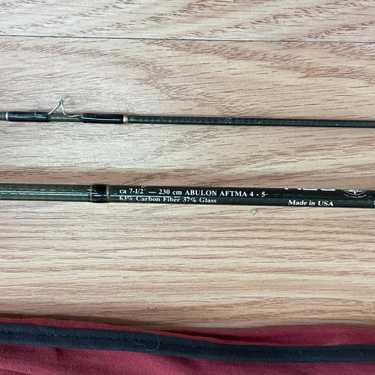 USED- Abu Royal Carbolite 645 7.5ft fly rod