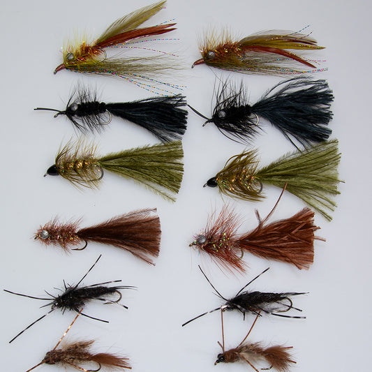 August Smallmouth Bass Fly Special with nymphs and streamers