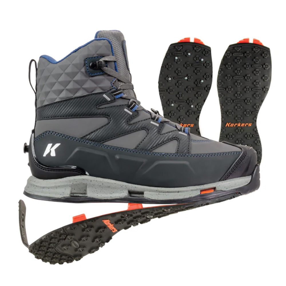 Korkers Bantam Lite Wading Boot with Kling on and Studded Kling On Soles