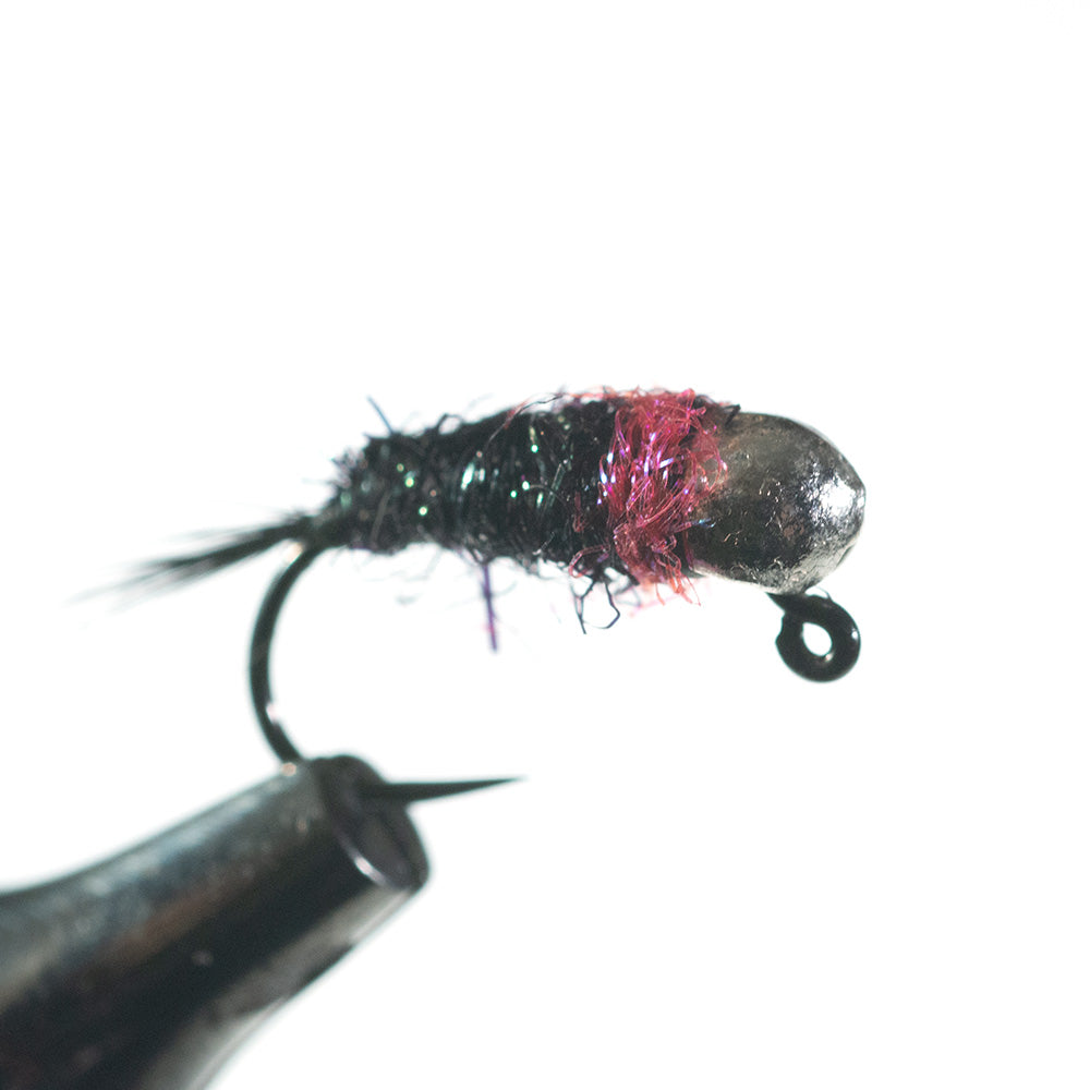Barbless French Bomb, heavy weighted nymph for deep water fishing