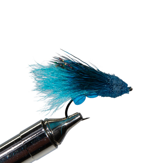 Murray's Bass Blue Damselfly Dry Fly for smallmouth bass dry fly fishing