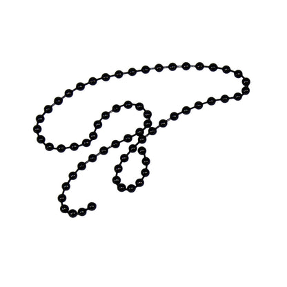 Medium black bead chain eyes for fly tying used on streamers and saltwater fly patterns.