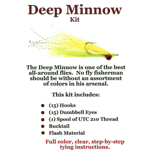 Deep Minnow Fly Tying Kit