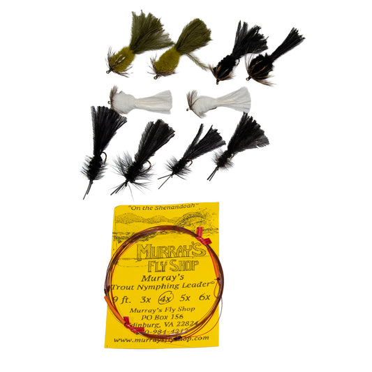 February Stocked Trout Fly Special with Murray's Strymph and Hellgrammite patterns