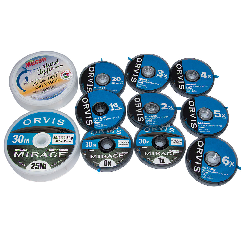 Fluorocarbon Leader Building Kit | Build 6ft & 9ft Murray's Leaders ...