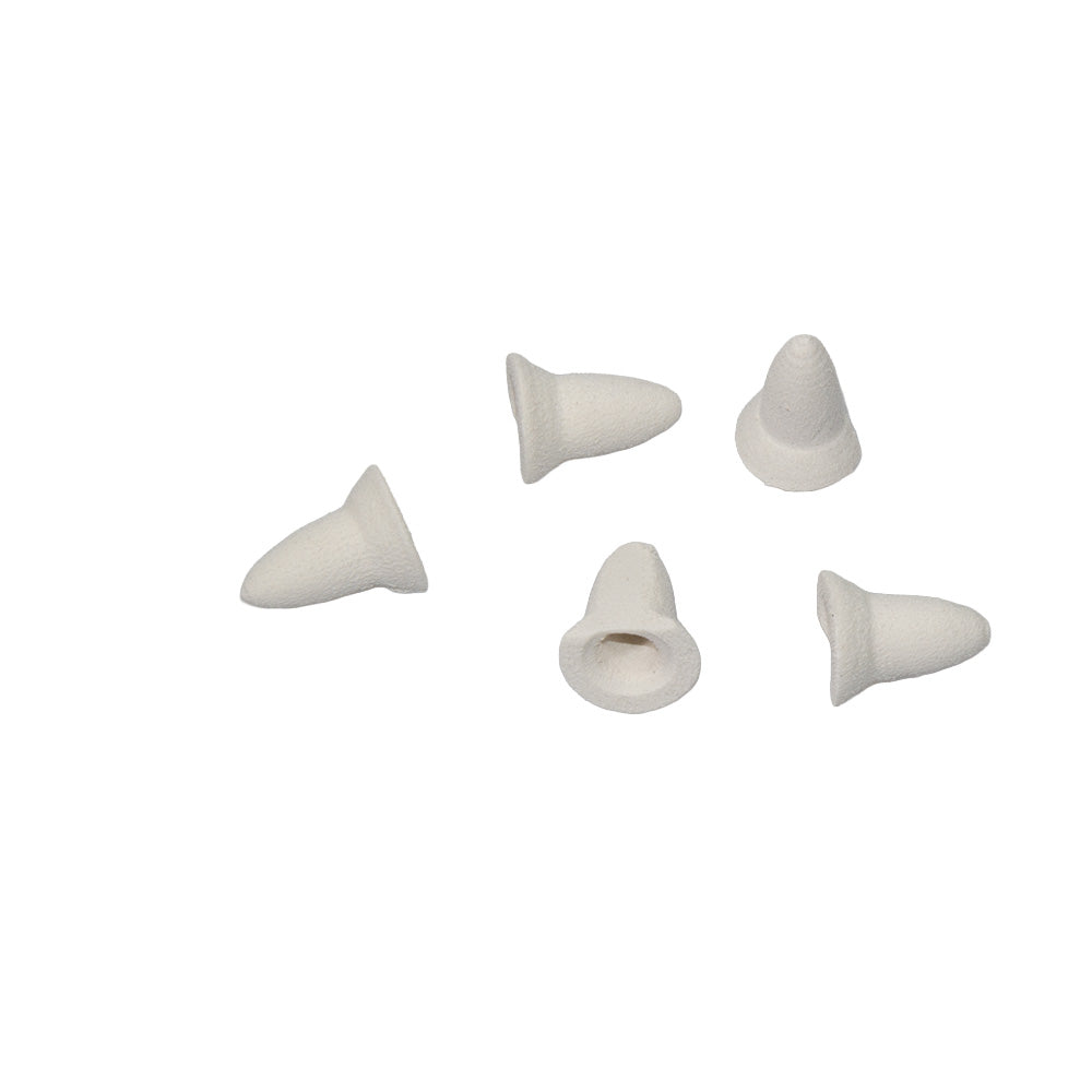 Foam Diver Heads in small, white