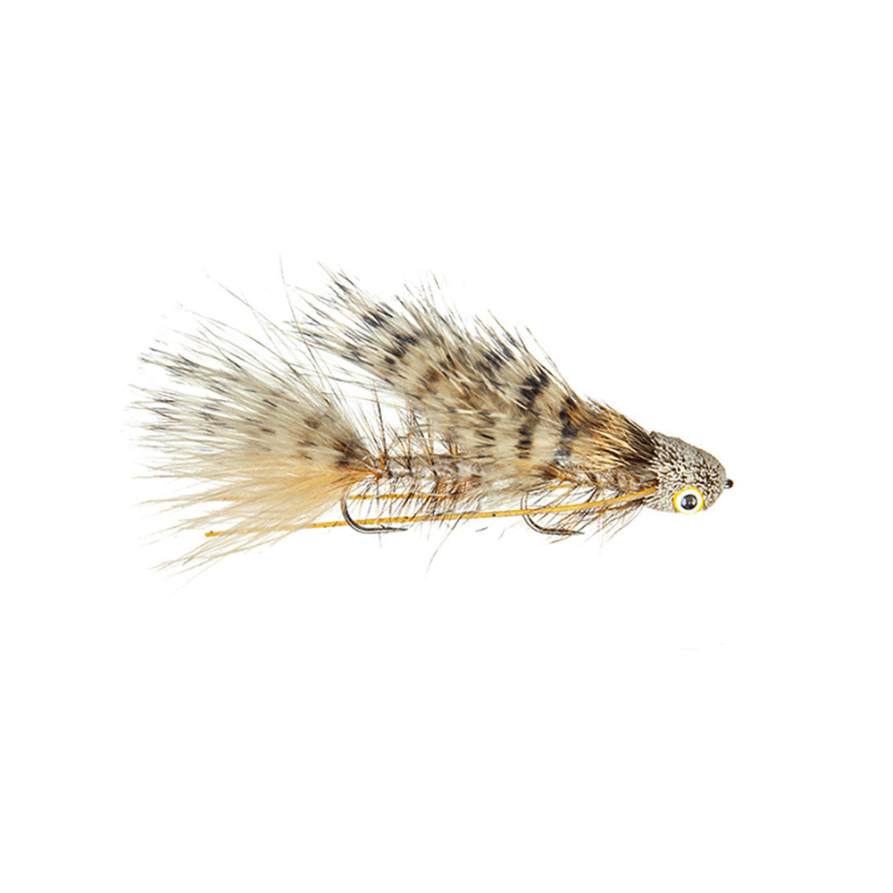 Galloups Barred Mini Dungeon articulated fly in natural color