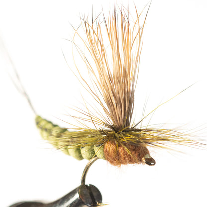 Green Para Drake Dry is an excellent match for the green drake hatch