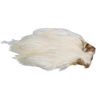 Indian Hackle Cape Cream/White