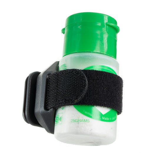 Close-up of LINK™ DryDock showing magnetic snap-in floatant bottle