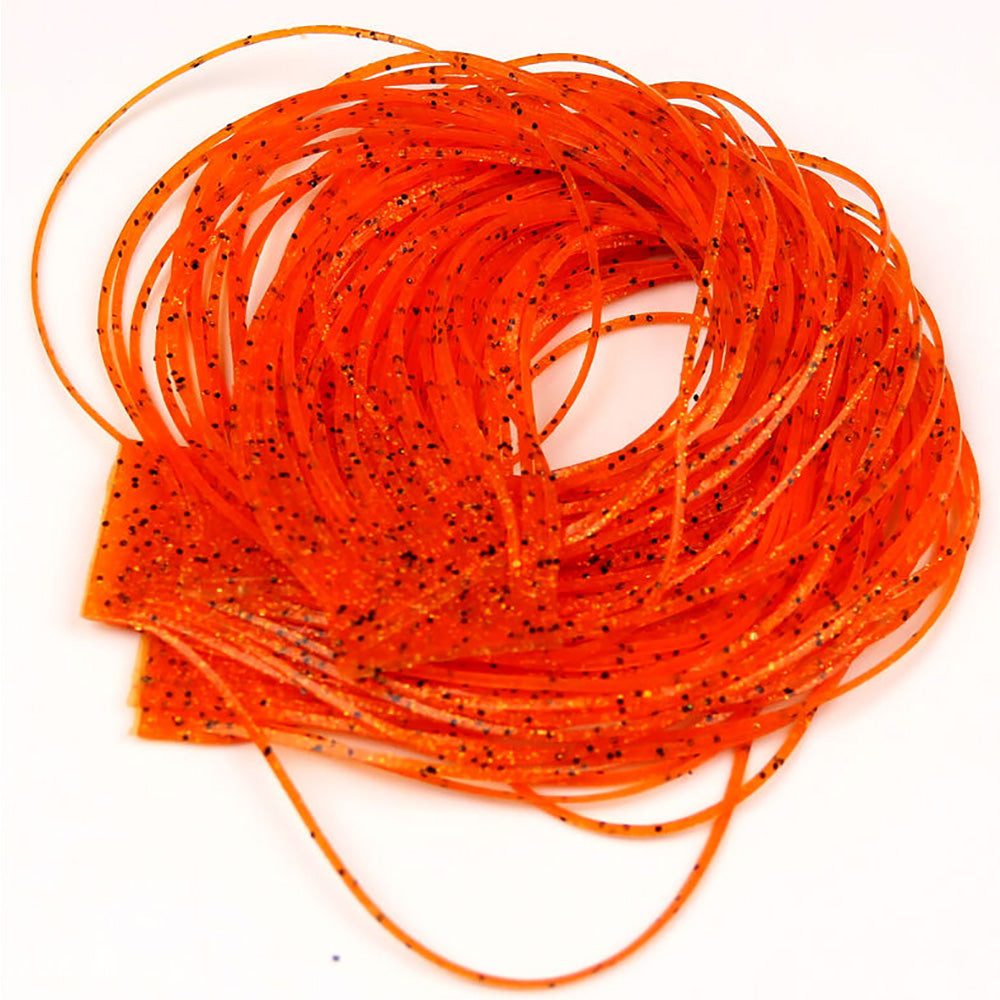 Loco Legs for fly tying in Orange Shrimp color