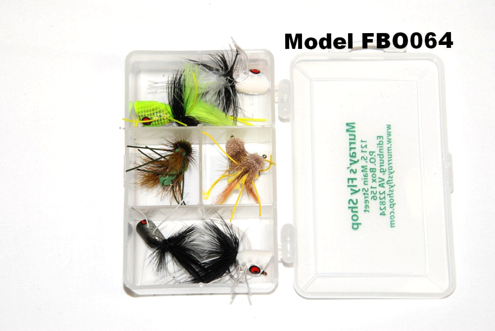 Model FBO064 4 compartment fly box - Murray's Fly Shop