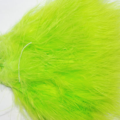 Marabou feathers in chartreuse