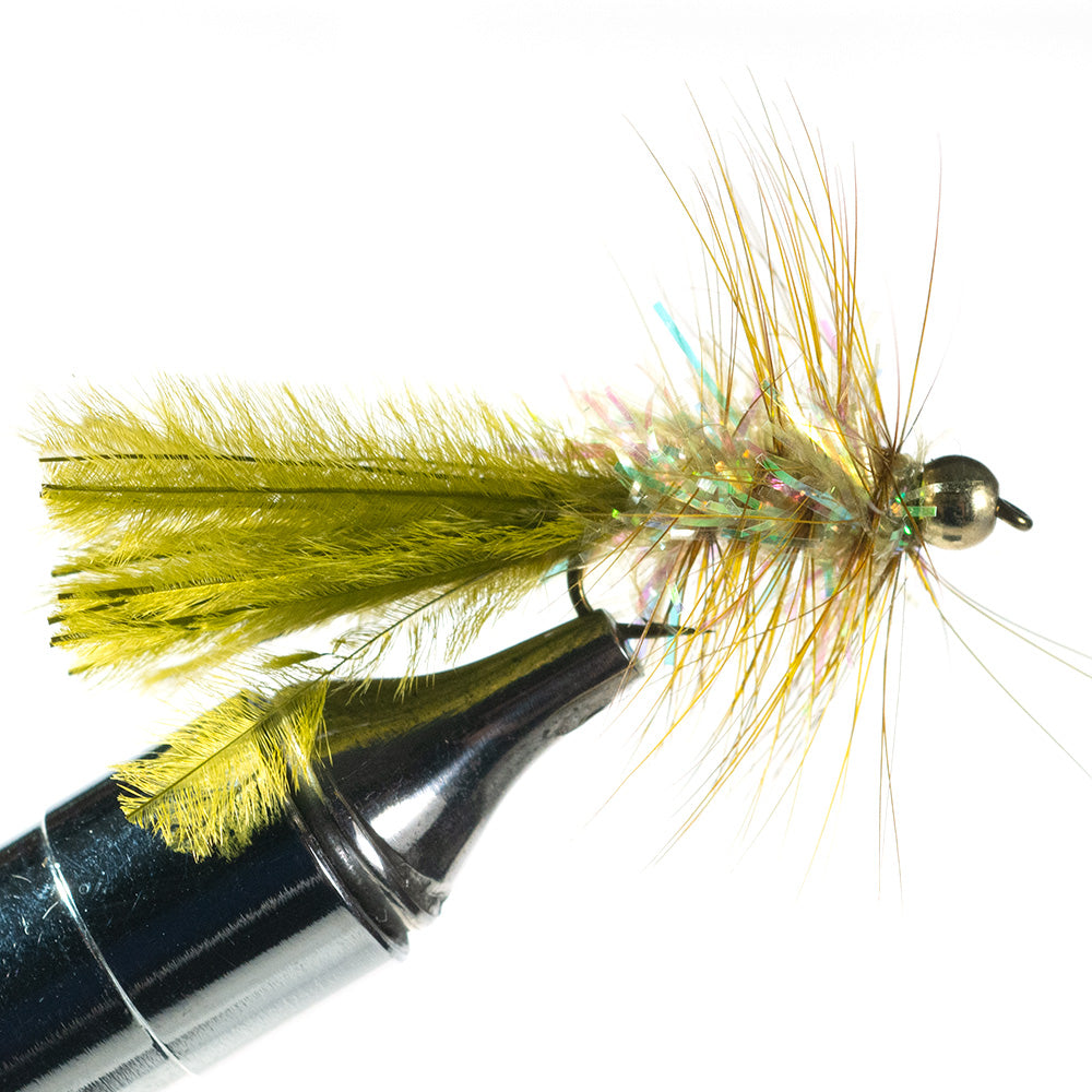 Murray's Marauder, olive with bead head