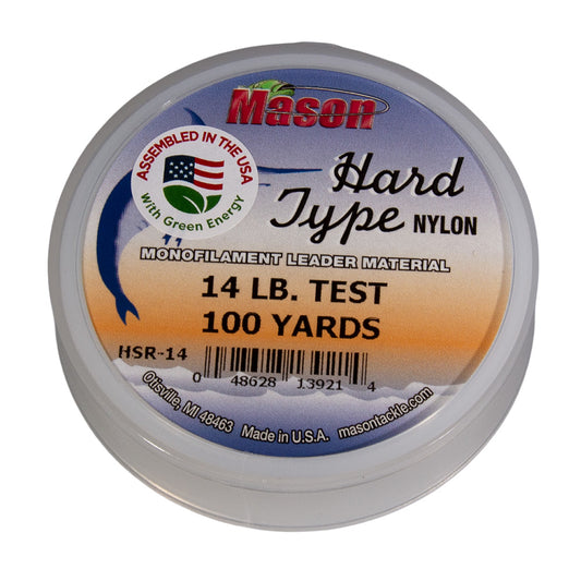 Mason Hard Type Nylon Leader Material in 14lb