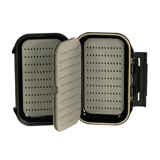 Medium Go To Fly box with swing leaf on a white background - Murray's Fly Shop