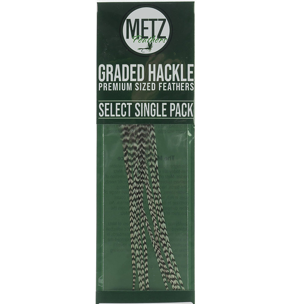 Metz Graded Hackle Single Pack in grizzly