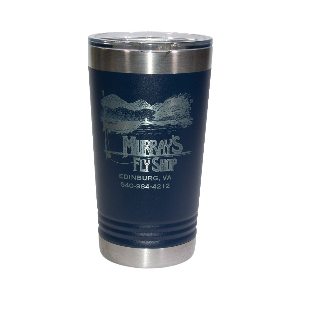 Murray's Fly Shop Polar Camel Pint size cup in navy