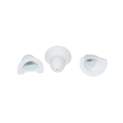 Rainys Diver Head in White Color - Popper head foam fly tying material