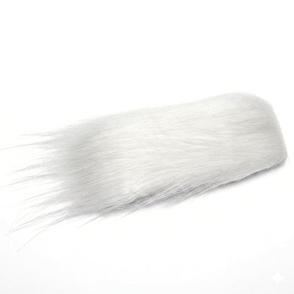 Rainys Craft Fur - Synthetic hair fly tying material for streamers and bulky flies shown in White color