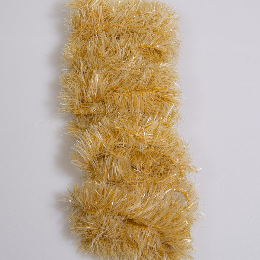 Senyo Satin Chenille Dirty Yellow