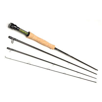 Scott Session fast action fly rod in 9ft 5-weight 4 piece, lifetime warranty, made in the USA