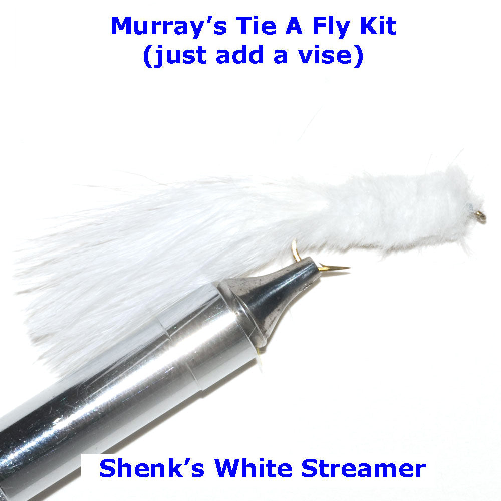 Shenk's White Streamer Fly Tying Kit from Murray's Fly Shop