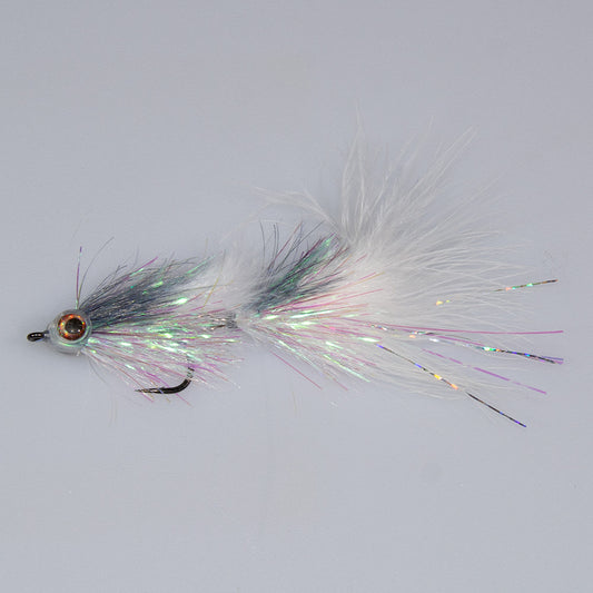 Shumaker's Shimmering Minnow in Gray Pearl Color