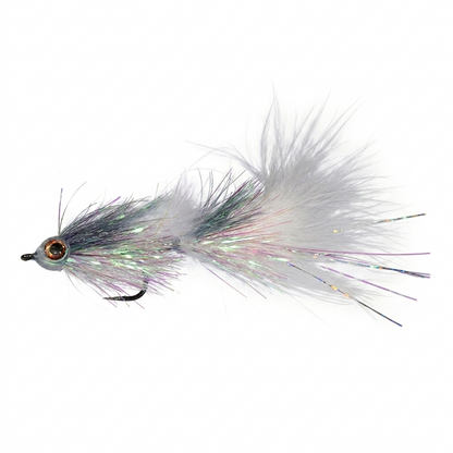 Shumaker's Shimmering Minnow in Gray Pearl Color