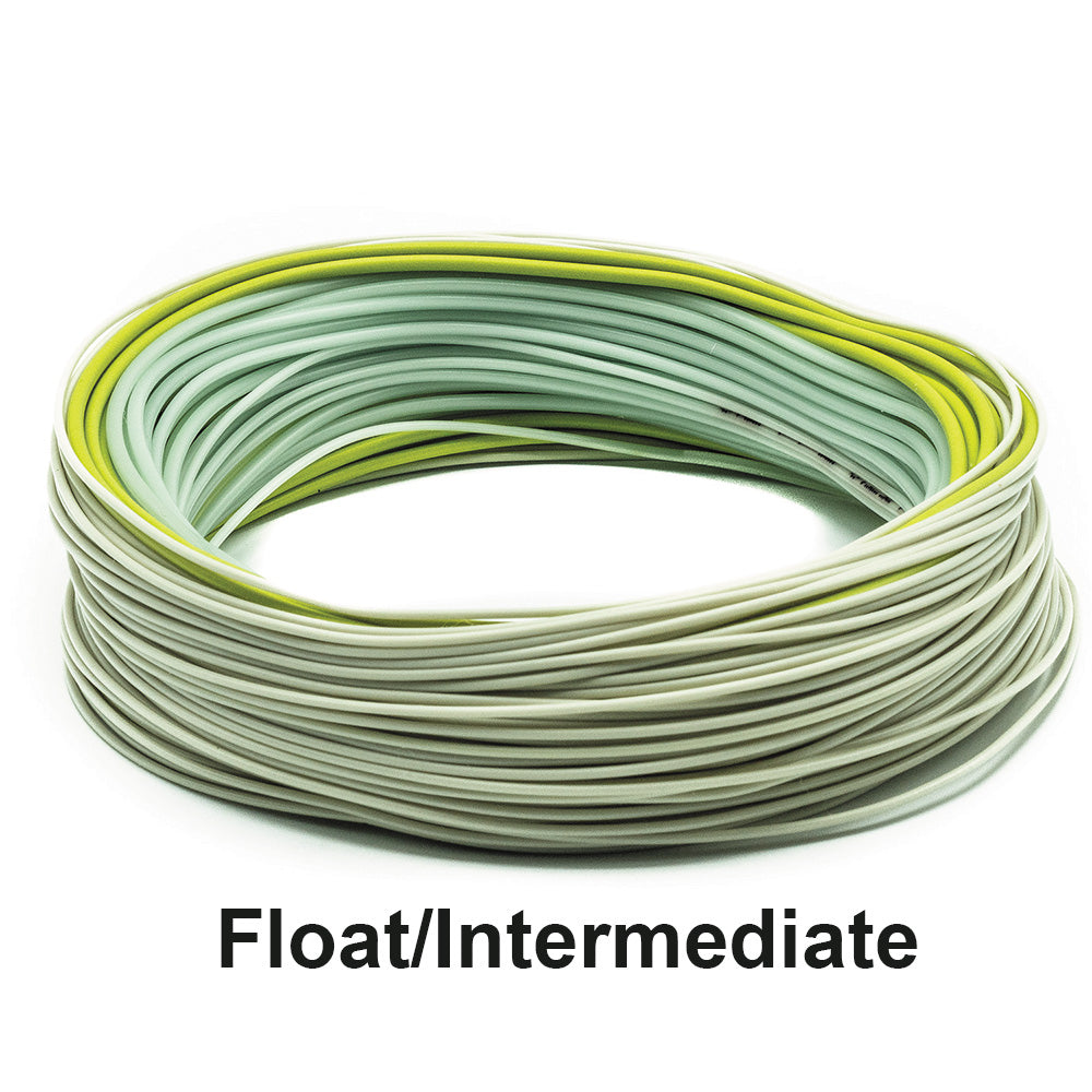 Shown is the Scientific Anglers Sonar Float/ Intermediate fly line on a white background.