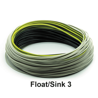 Shown is the Scientific Anglers Float/ Sink 3 fly line on a white background.