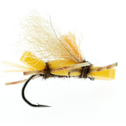 Stubby Chubby Trout Fly in Brown/Lt Gold