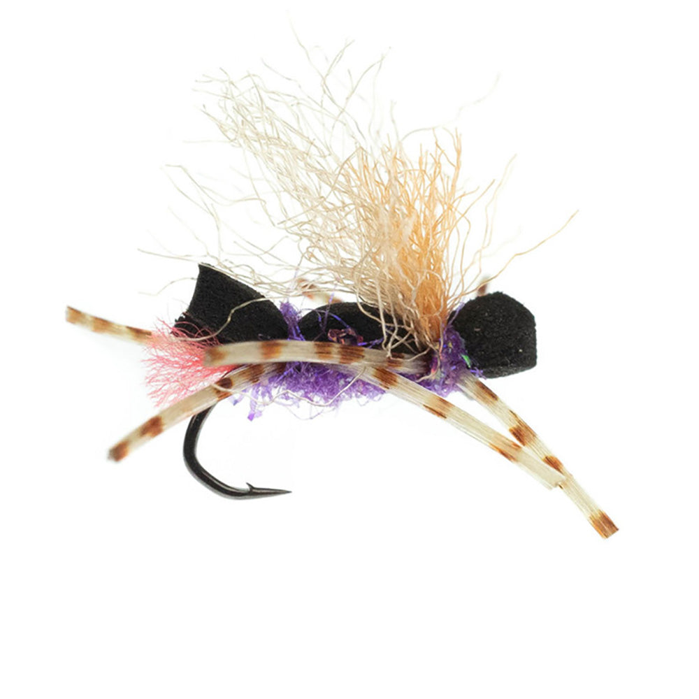 Stubby Chubby Dry Fly in purple
