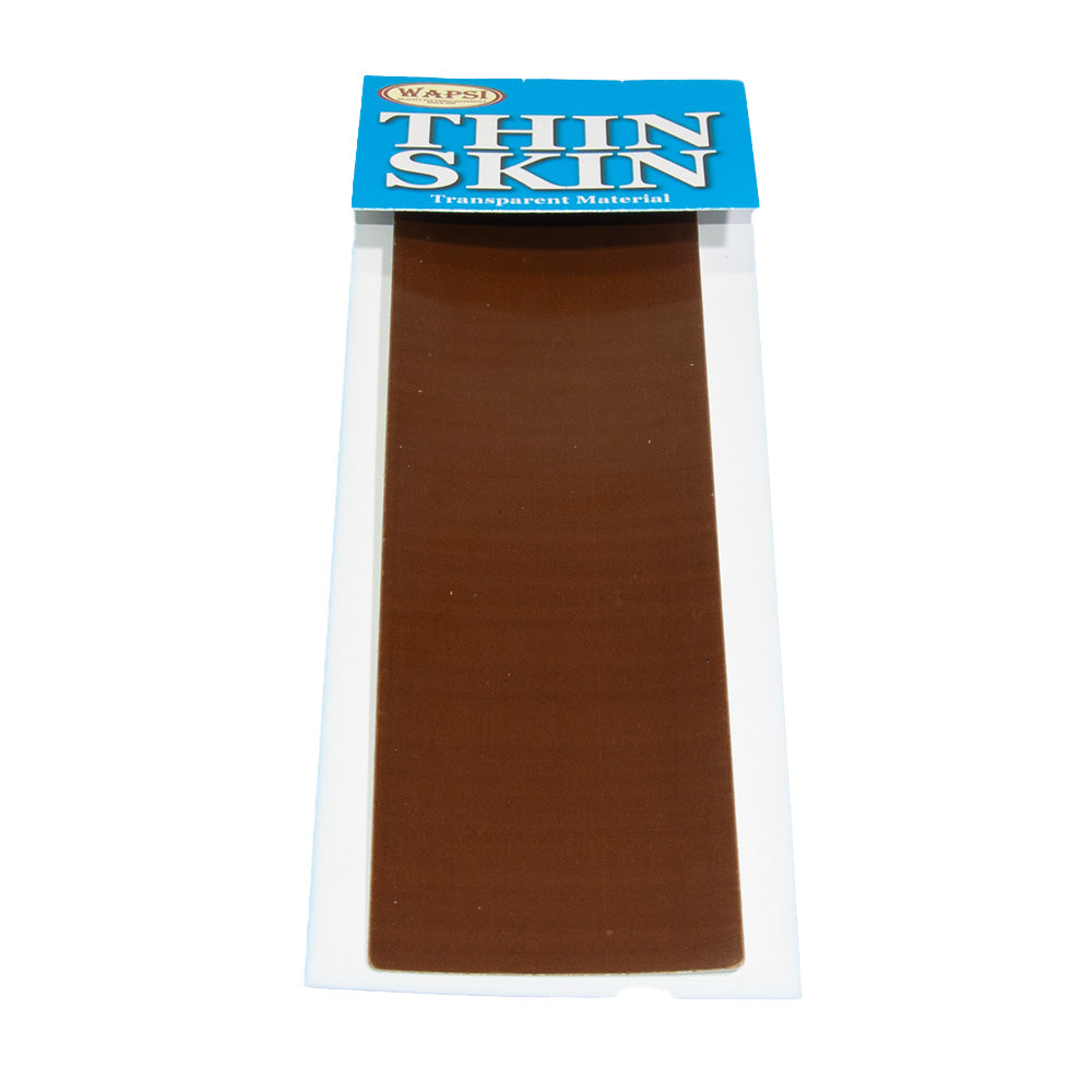 Thin Skin fly tying material in brown
