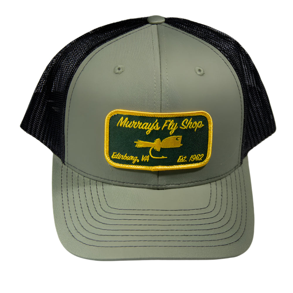 Murray's Trucker 112 Popper Hat in Loden/Black